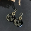 Korean style, trendy, high-end, elegant and fashionable earrings, versatile and niche design earrings, round face slimming earrings i Application Scenario